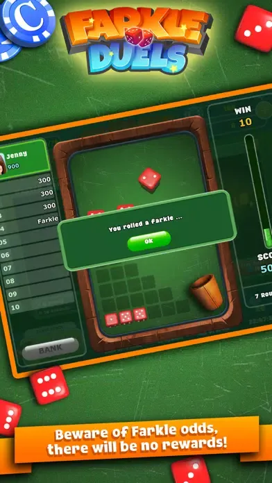 Captures d'écran de Farkle Duels - Dice Mania Live