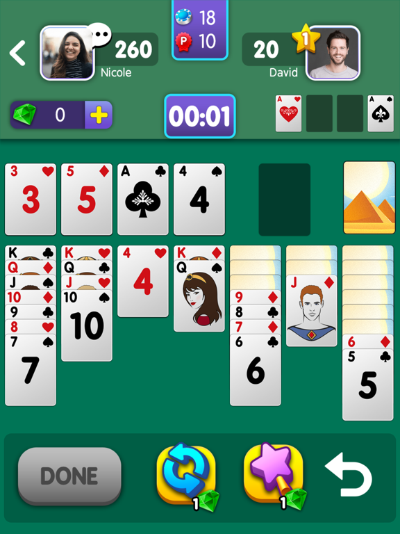 Скриншоты Solitaire Wonders - Card Game iPad 