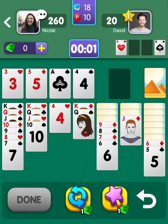 Solitaire Wonders - Card Game iPad  스크린샷