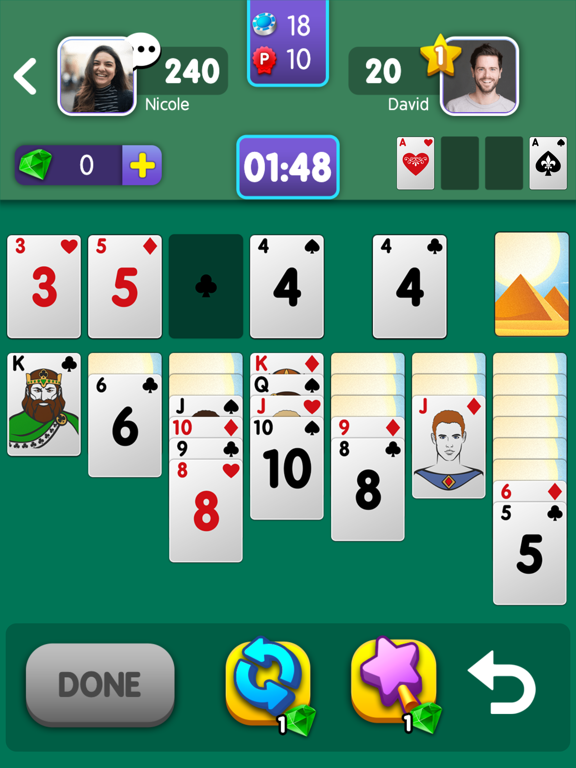 Скриншоты Solitaire Wonders - Card Game iPad 