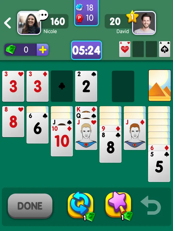 Solitaire Wonders - Card Game iPad  스크린샷