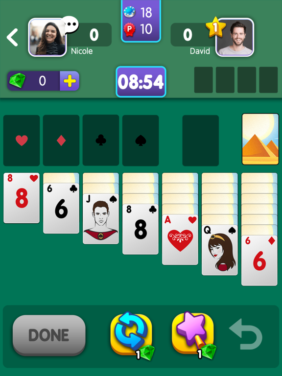 Скриншоты Solitaire Wonders - Card Game iPad 