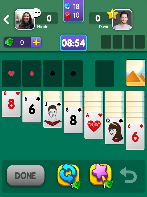 Solitaire Wonders - Card Game iPad  스크린샷