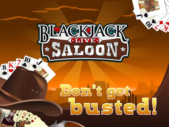 BlackJack Saloon Casino Cards iPad 应用截图