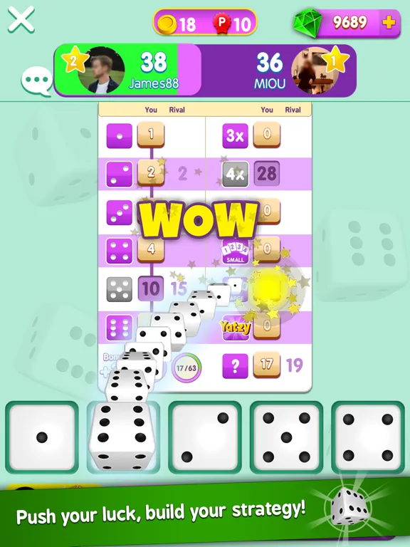 Yatzy Duels: Board Game Addict iPad  Screenshots