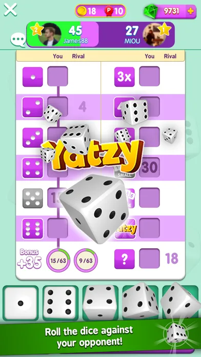Yatzy Duels: Board Game Addict Screenshots