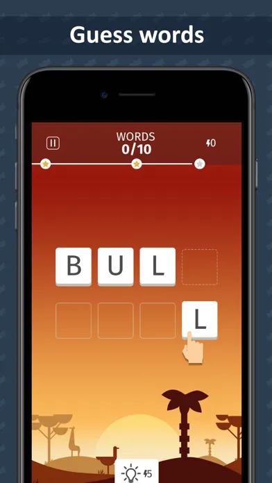 Ảnh chụp màn hình của Word Way - Brain Letters Game