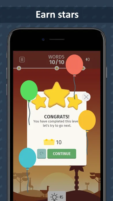 Ảnh chụp màn hình của Word Way - Brain Letters Game