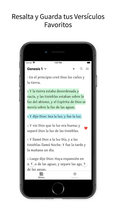 ภาพหน้าจอของ La Biblia Reina Valera