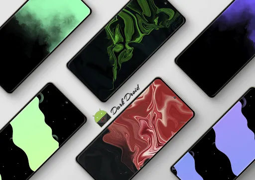 Tangkapan layar Dark Droid - Amoled 4K Wallpap