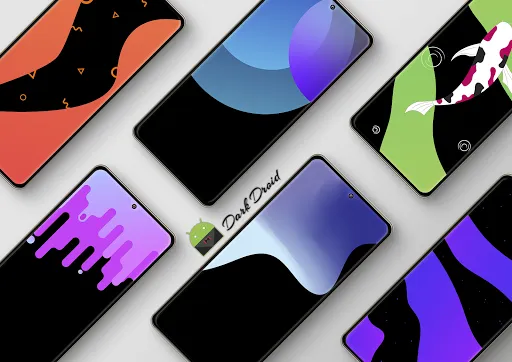 Tangkapan layar Dark Droid - Amoled 4K Wallpap