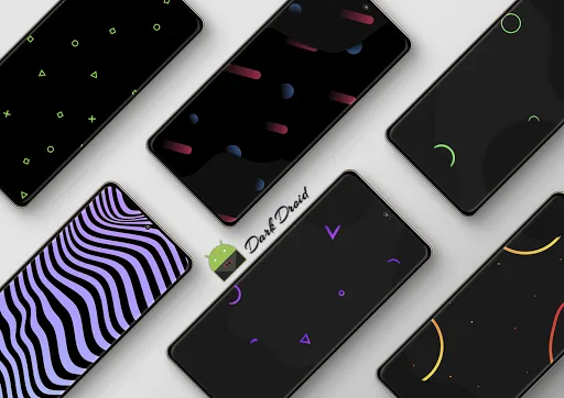 Tangkapan layar Dark Droid - Amoled 4K Wallpap