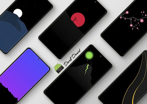 Tangkapan layar Dark Droid - Amoled 4K Wallpap