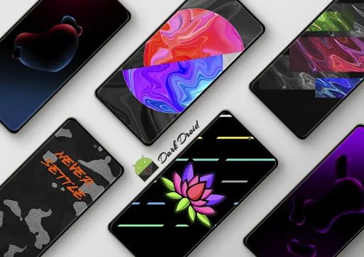Tangkapan layar Dark Droid - Amoled 4K Wallpap