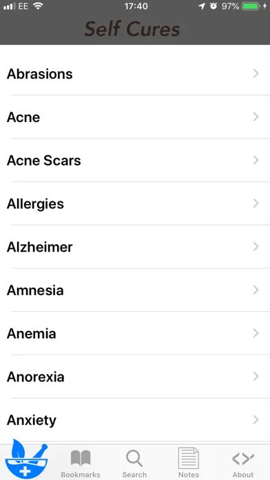 Capturas de pantalla de Home Natural Remedies