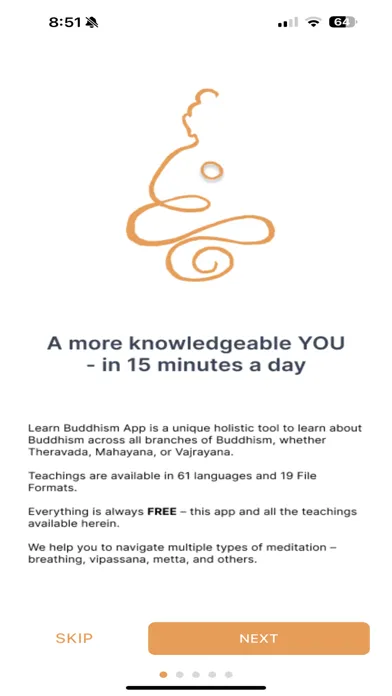 Zrzuty ekranu Learn Buddhism