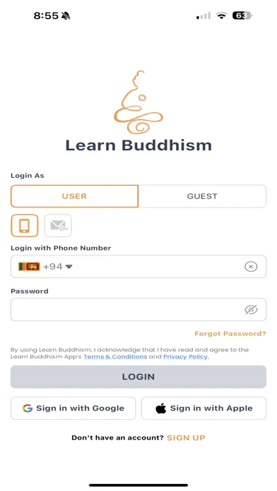 Zrzuty ekranu Learn Buddhism