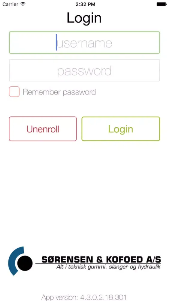 Tangkapan layar SKG Inventory for iPhone