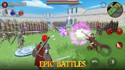 ภาพหน้าจอของ Combat Magic Spells & Swords