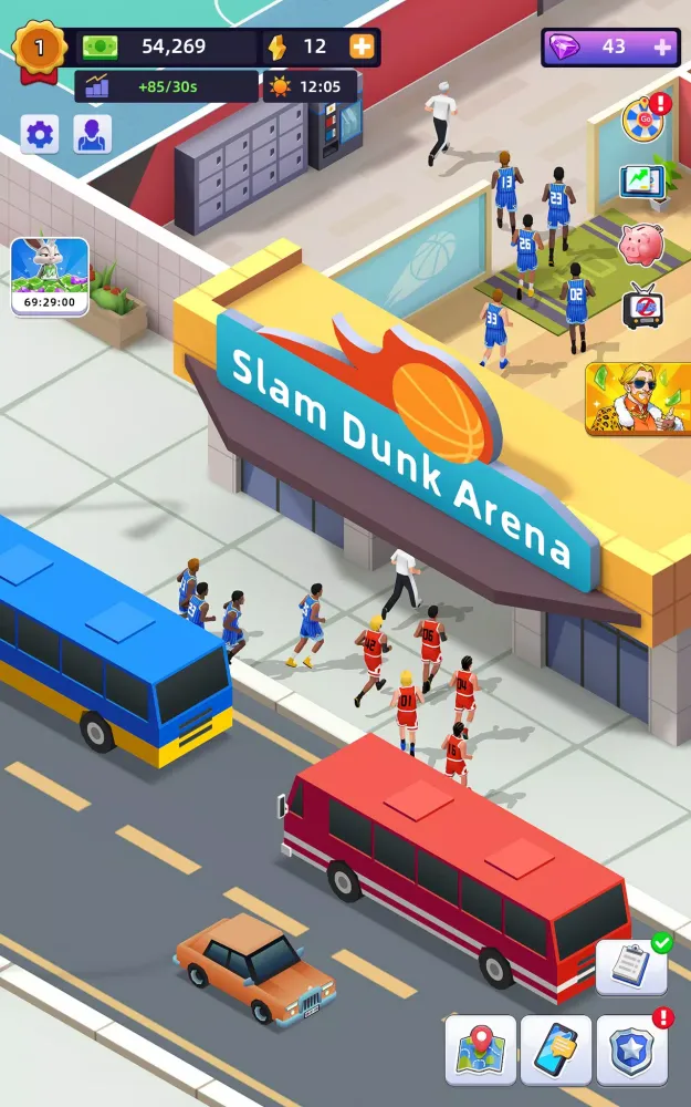 Idle Basketball Arena Tycoon应用截图