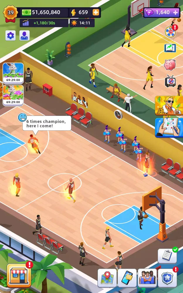 Idle Basketball Arena Tycoon应用截图