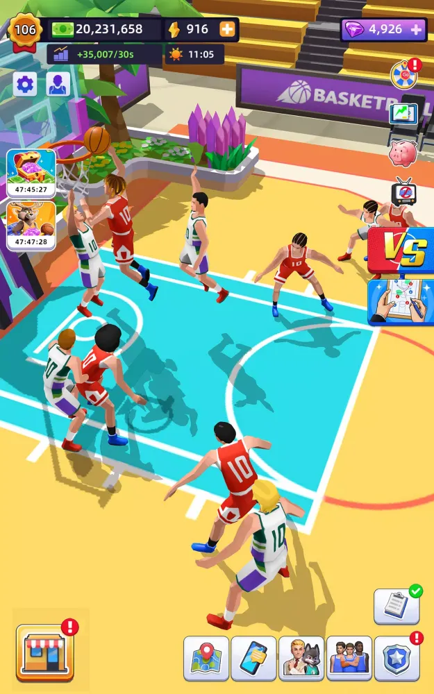Idle Basketball Arena Tycoon应用截图