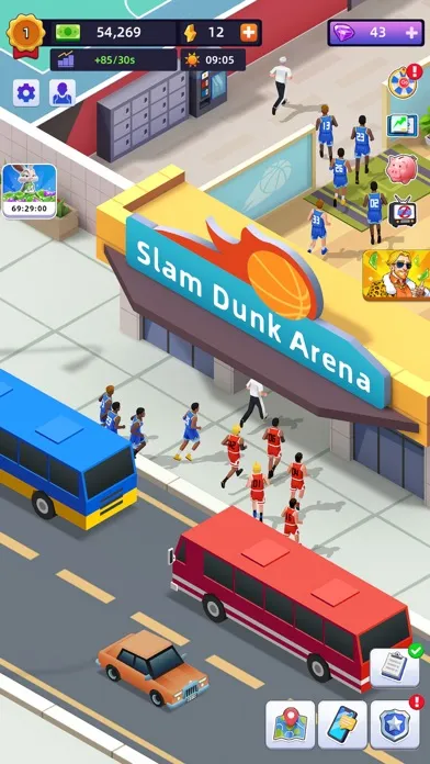 Screenshot di Idle Basketball Arena Tycoon