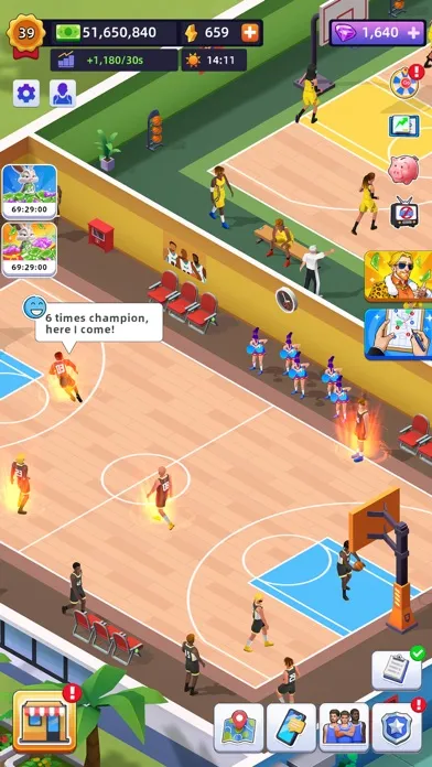 Screenshot di Idle Basketball Arena Tycoon