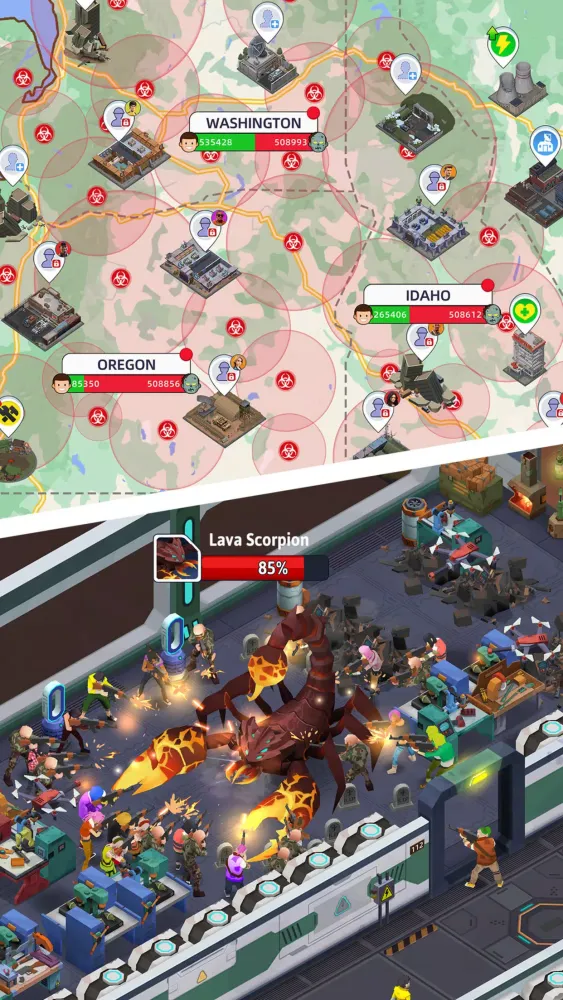 Capturas de pantalla de Idle Survivor Fortress Tycoon