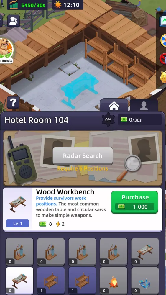 Capturas de pantalla de Idle Survivor Fortress Tycoon