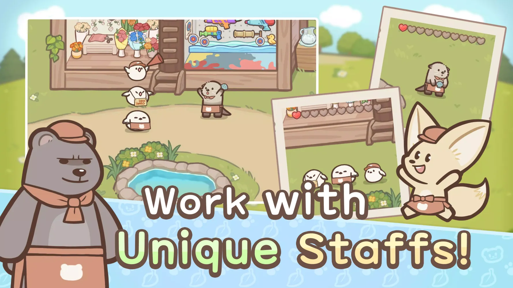 Ảnh chụp màn hình của Welcome! Otter Town: cute game