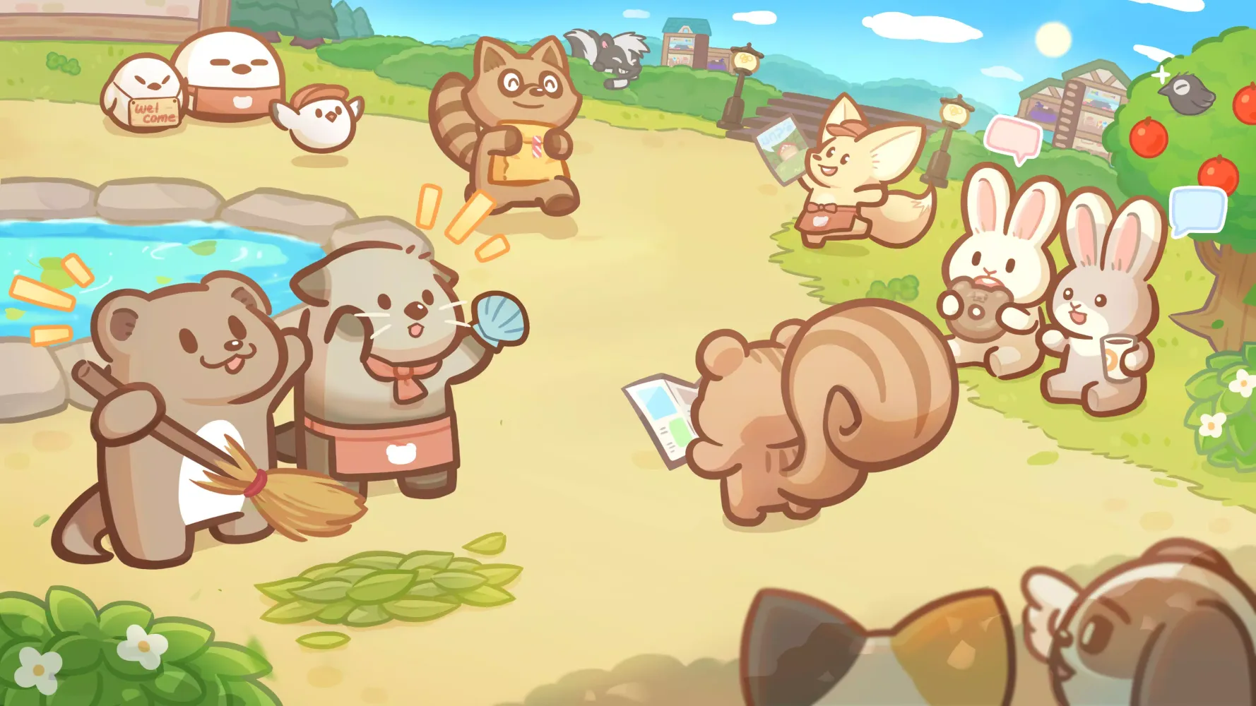 Ảnh chụp màn hình của Welcome! Otter Town: cute game
