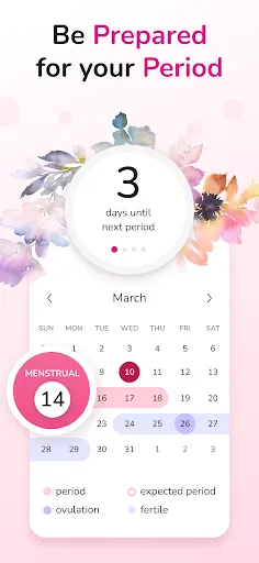 My Calendar - Period Tracker Screenshots