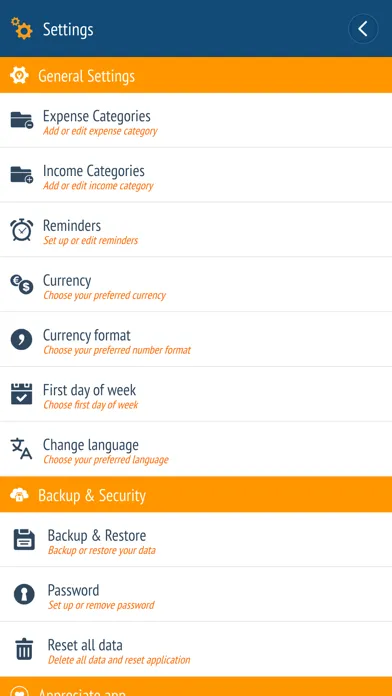 Captures d'écran de Expense manager -Money tracker