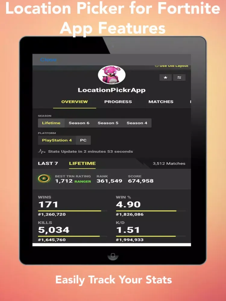 Location Picker for Fortnite iPad  Screenshots