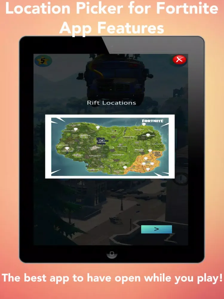 Location Picker for Fortnite iPad  Screenshots