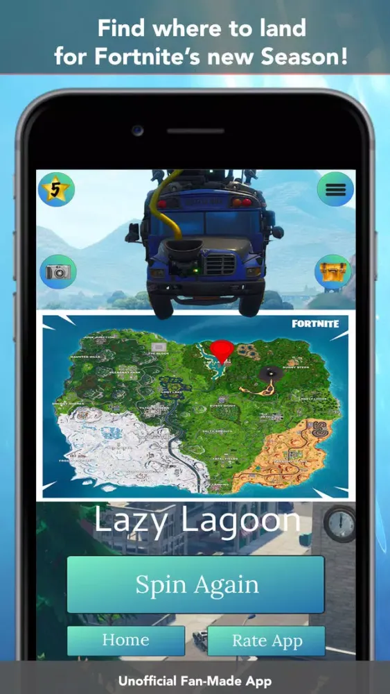 Location Picker for Fortnite Screenshots