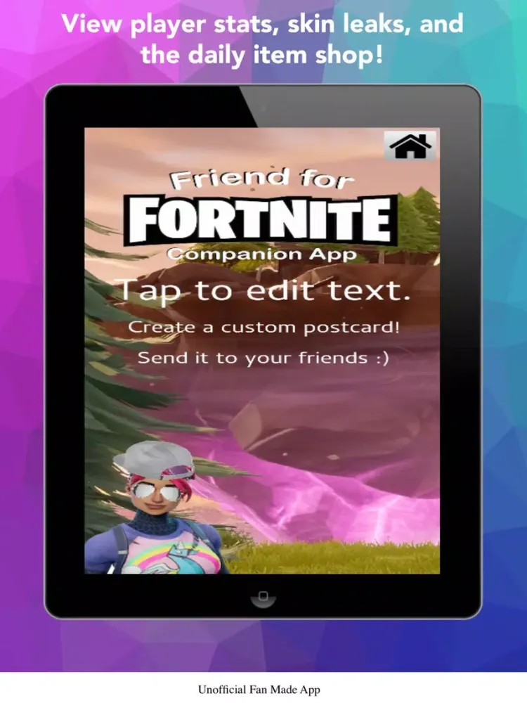ภาพหน้าจอของ Friend for Fortnite iPad 