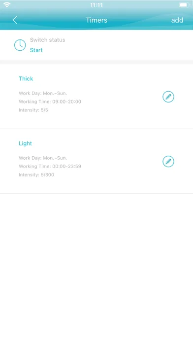 Screenshot di Smart Diffuser