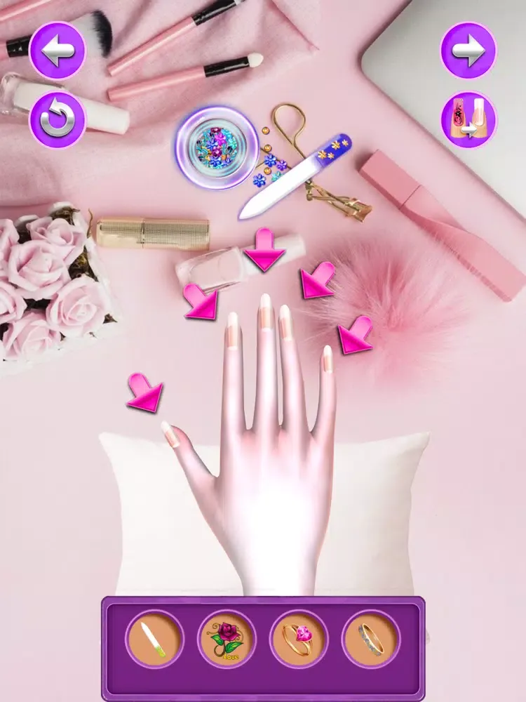 Nail Care 3D - Girl Spa Salon iPad  Screenshots