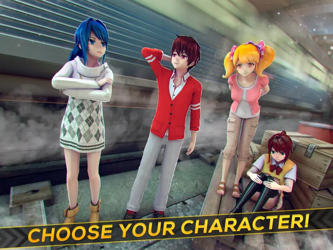 Ảnh chụp màn hình của Anime Dream | My Cute Manga Girl Run Game For Free iPad 