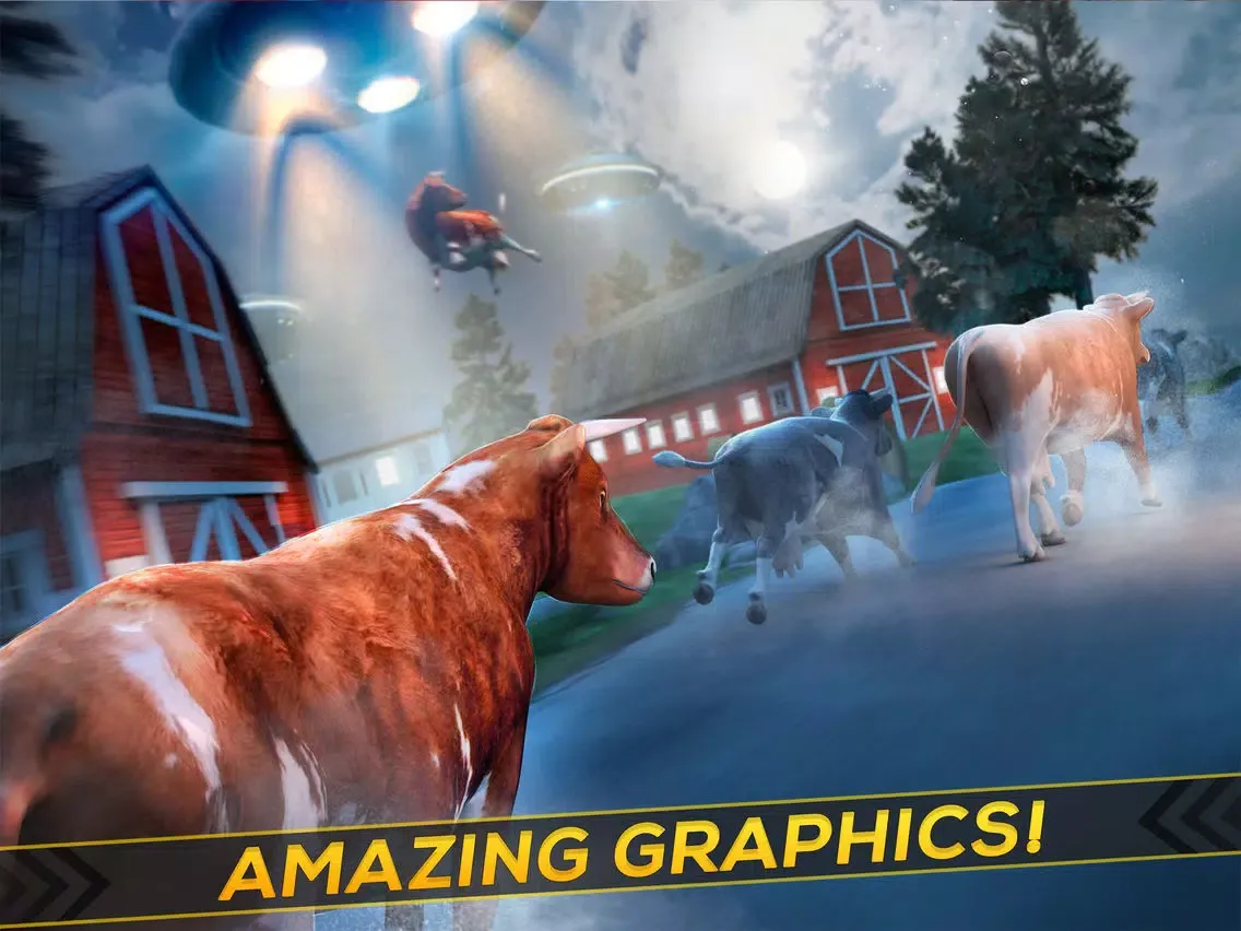 Capturas de tela do Cow Simulator Game: Free City Animal Running Games iPad 