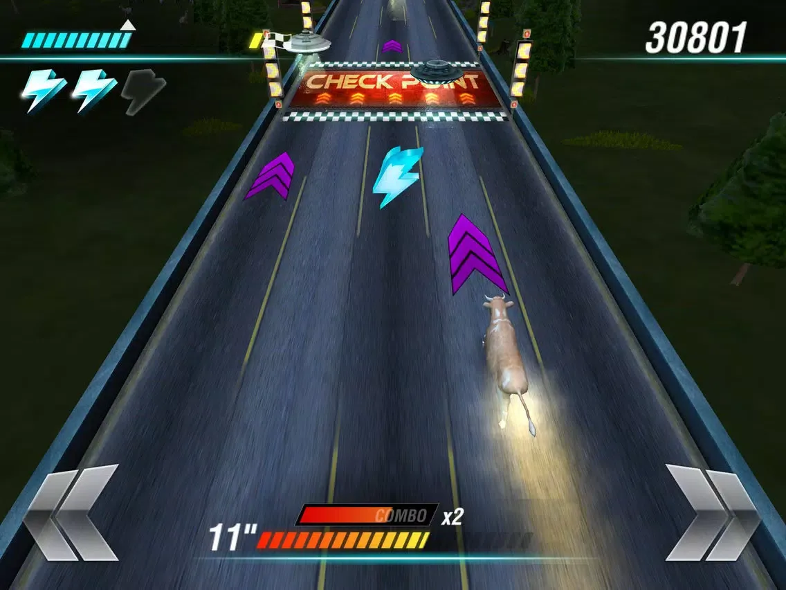 Capturas de tela do Cow Simulator Game: Free City Animal Running Games iPad 