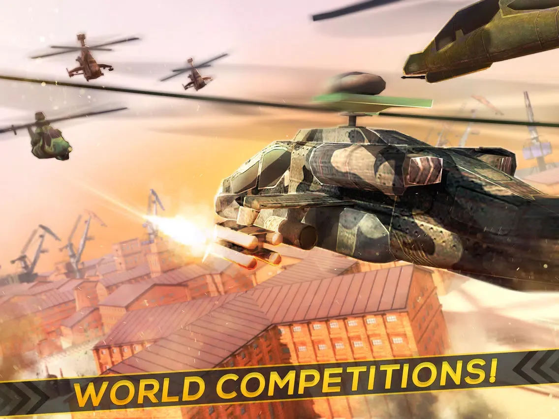 Helicopter Fighter Pilot Controller Simulator Game For Free iPad  스크린샷