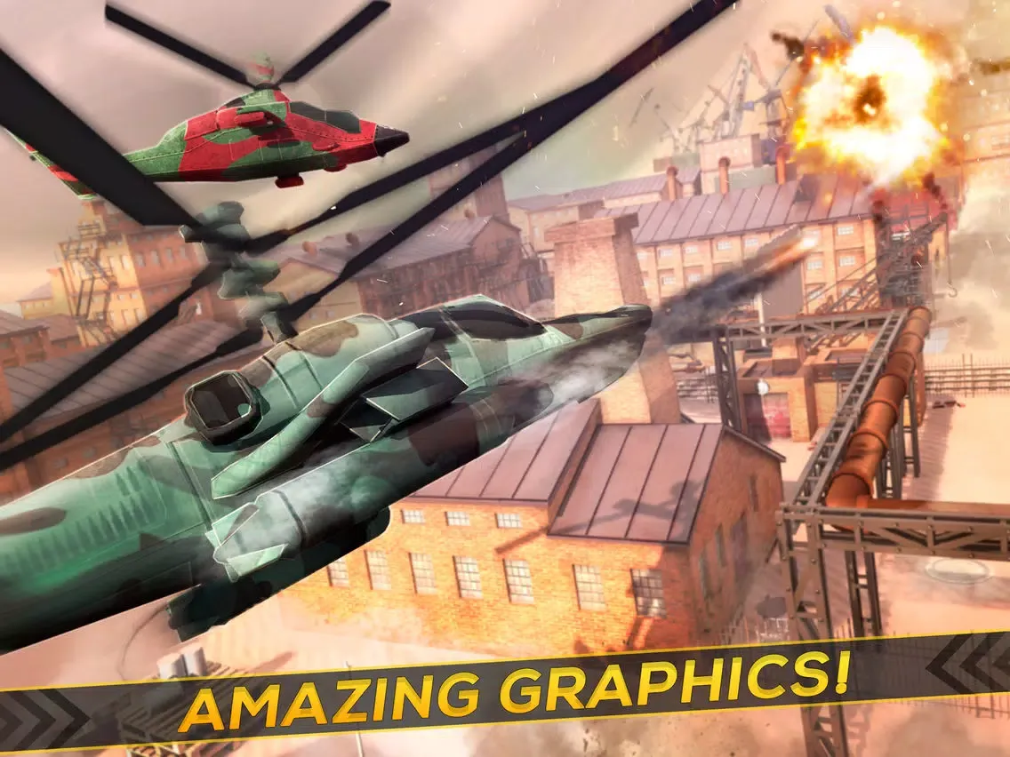 Helicopter Fighter Pilot Controller Simulator Game For Free iPad  스크린샷