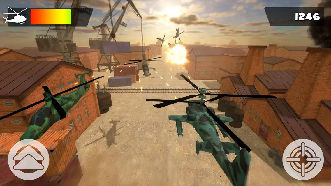 Helicopter Fighter Pilot Controller Simulator Game For Free 스크린샷