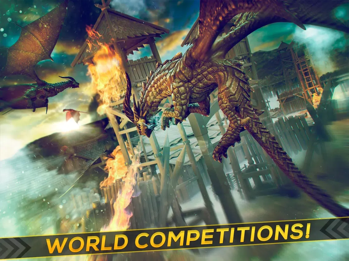 Captures d'écran de Jurassic Dragons | Fantasy Story of the Free Fighting Dragon iPad 