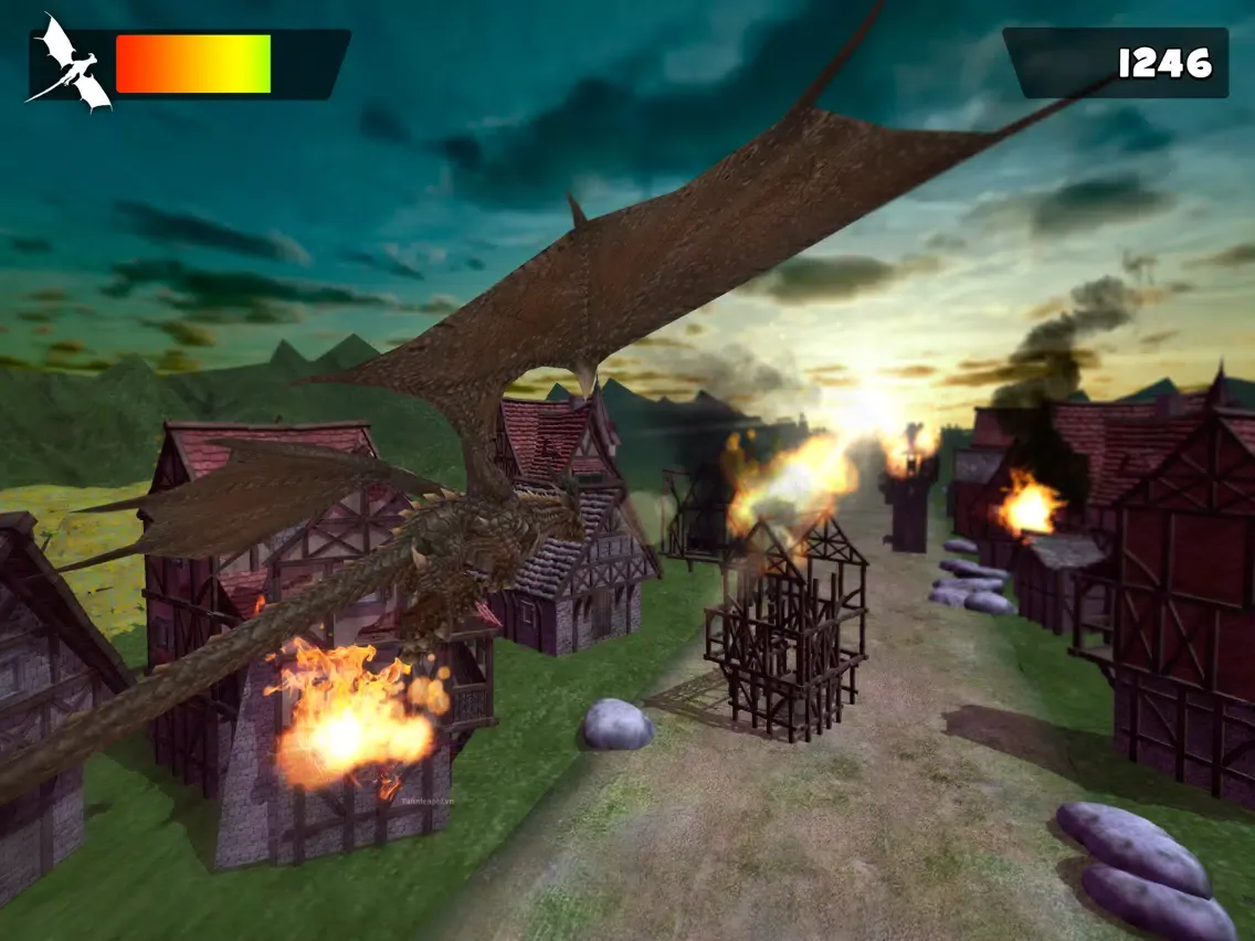 Captures d'écran de Jurassic Dragons | Fantasy Story of the Free Fighting Dragon iPad 