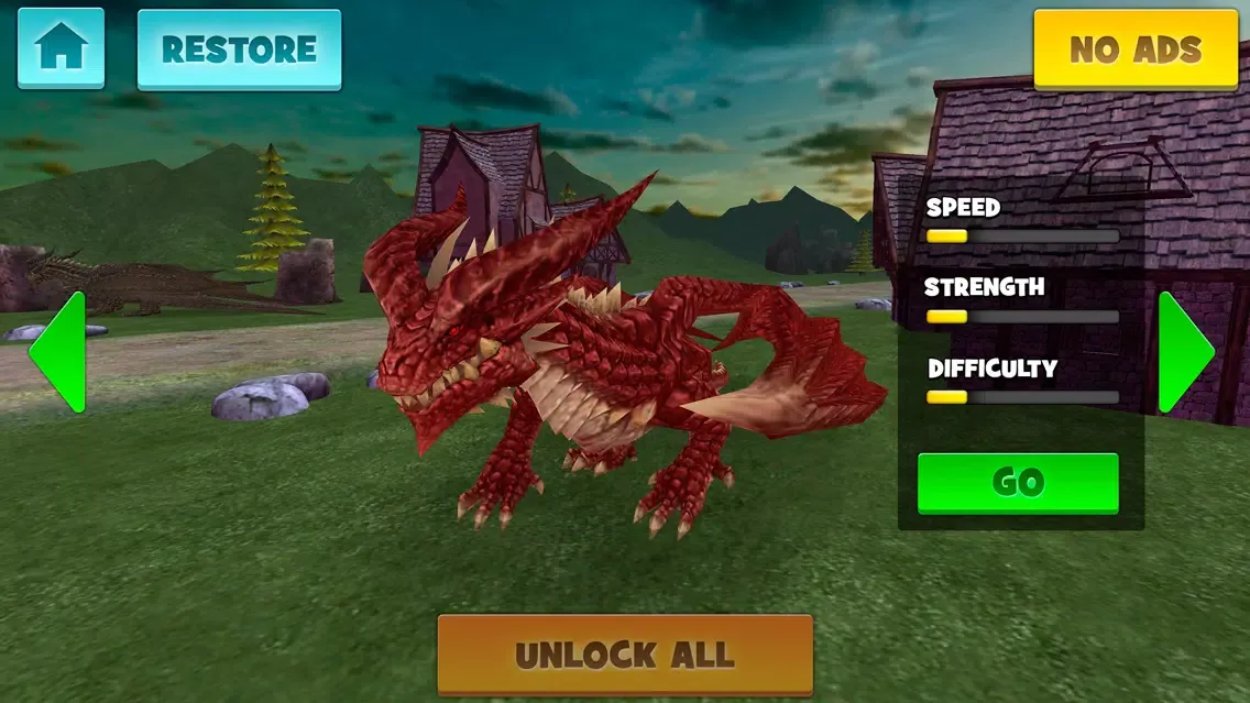 Captures d'écran de Jurassic Dragons | Fantasy Story of the Free Fighting Dragon