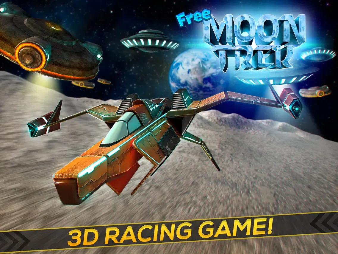 صور Moon Trek: Galaxy Space Ship Adventure Game For Free iPad 
